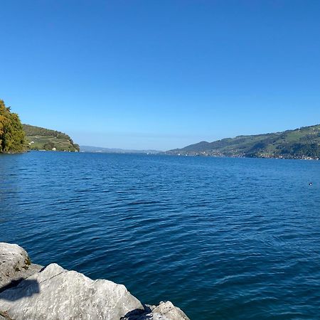 See Und Berge Family Faulensee Exterior foto